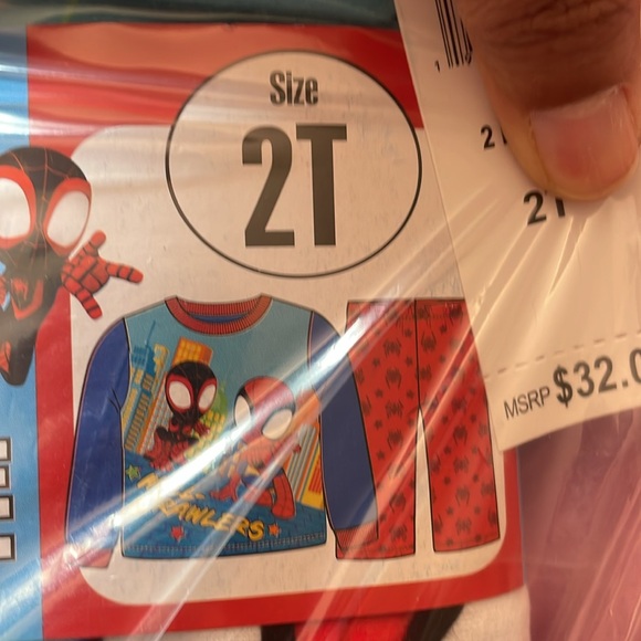 Marvel Spidey two-piece fleece pajama set - Picture 2 of 2